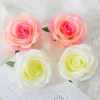 Artificial large rose head flowers, wedding decoration arches, flower walls, flower arrangement and matching, artificial flower manufacturer wholesale details Picture